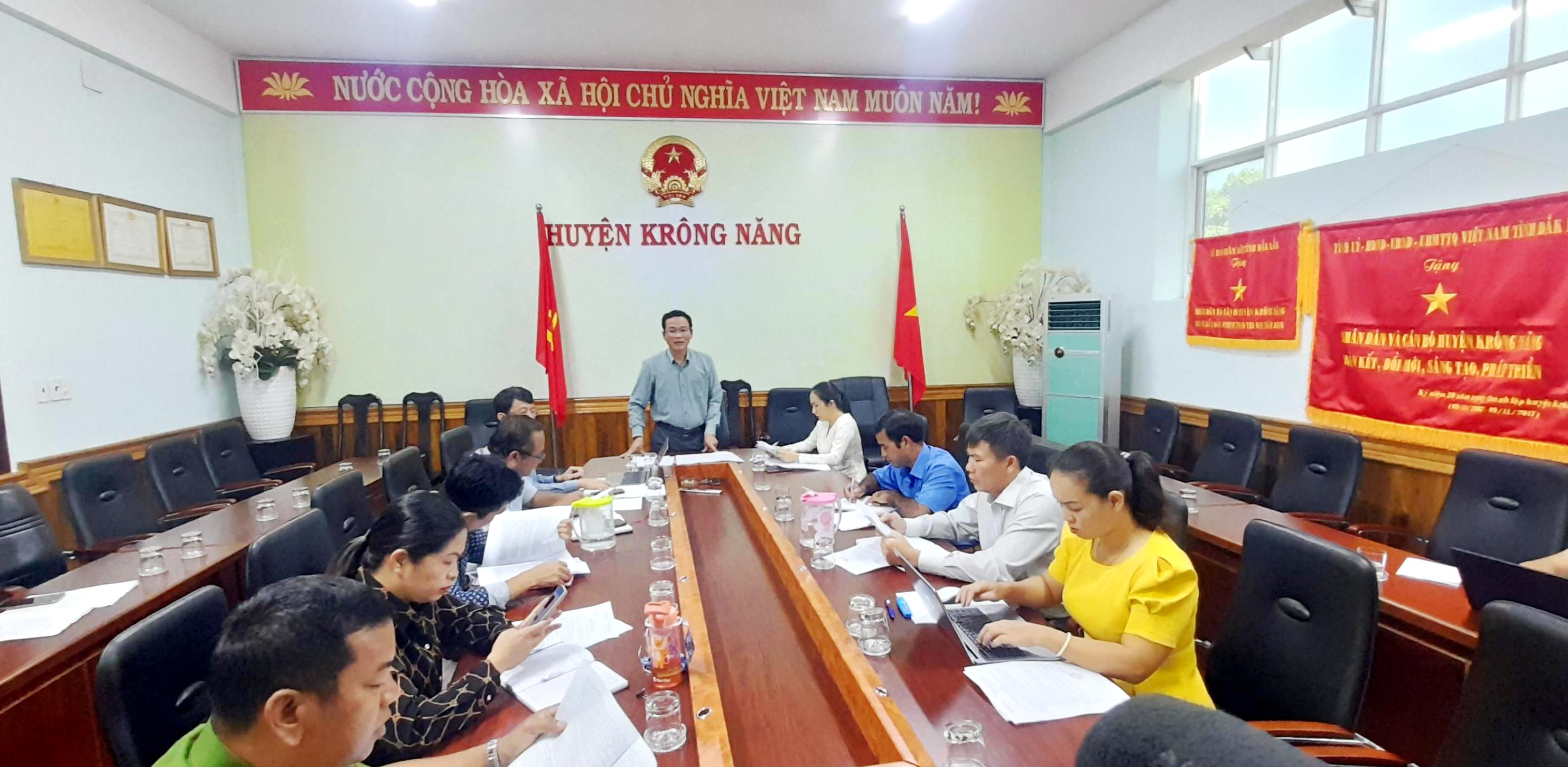 UBND huyện họp rút kinh nghiệm công tác tổ chức lễ hội văn hóa dân gian Việt Bắc